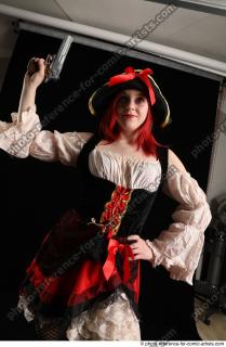 DARINA STANDING POSE WITH NEW GUN